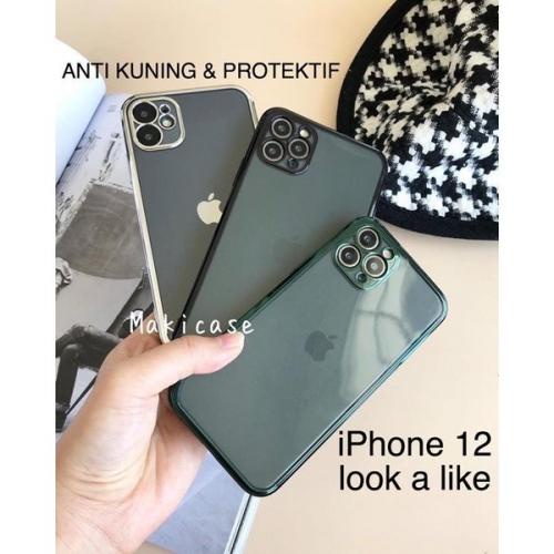 CASE GOLDEN SQUARE LIST IPHONE 6/6S/6+/7/8/7+/8+/XS/XS MAX/12 PRO/11/ 11 PRO/XR/12/