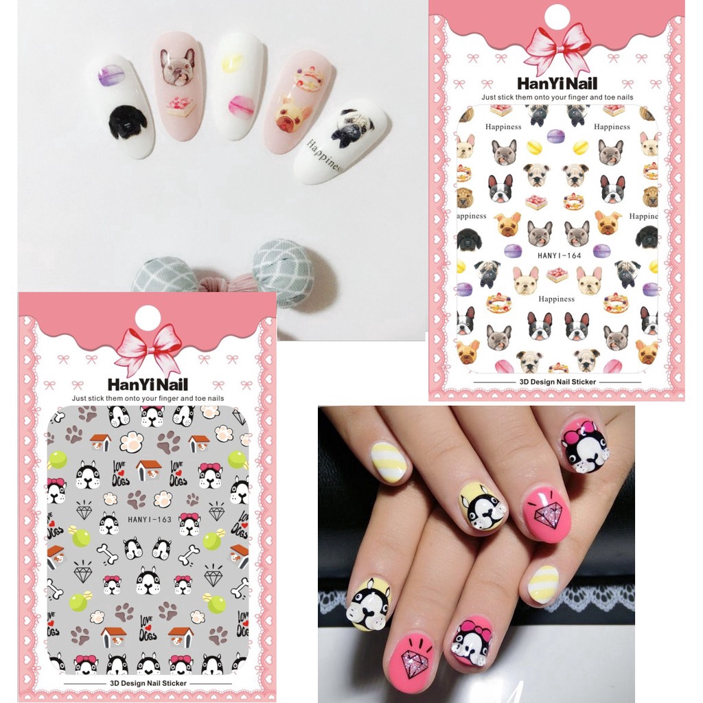 Stiker Kuku Full Cover Bahan Vinyl Gaya Korea Untuk Dekorasi Nail Art