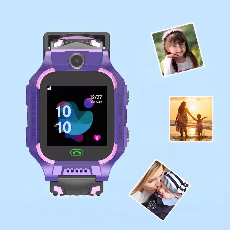 Z6 dua kamera&amp; z6 360# Anti Air Kids Smart Watch Anak SOS LBS Jam Tangan Pintar Menonton