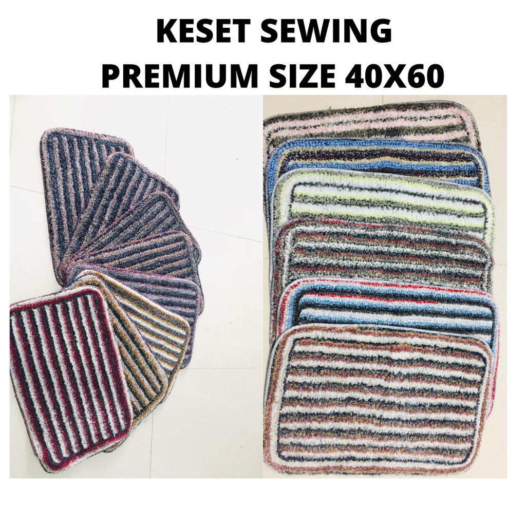 Keset Kaki Sewing / Alas Kaki Lembut /Menyerap Air Murah dan Bagus