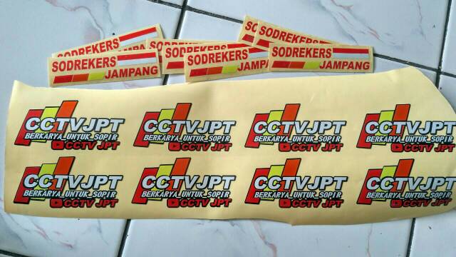 Custom Cutting Sticker - Bikin stiker custom suka suka murah