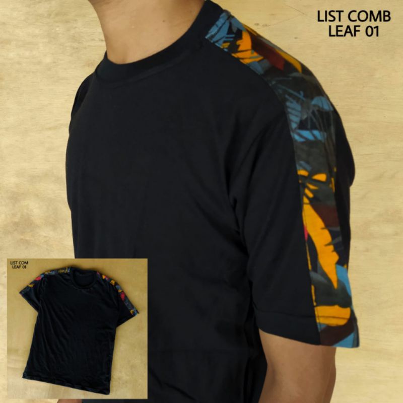 KAOS LiS LENGAN POLOSBASIC Kaos LENGAN STRIP KOMBINASI