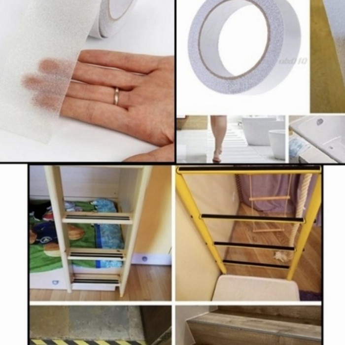 

Diskon Tape Anti Licin Safety Walk Trsnparan 2"Inx1.M Lakban Anti Slip Bening Promo