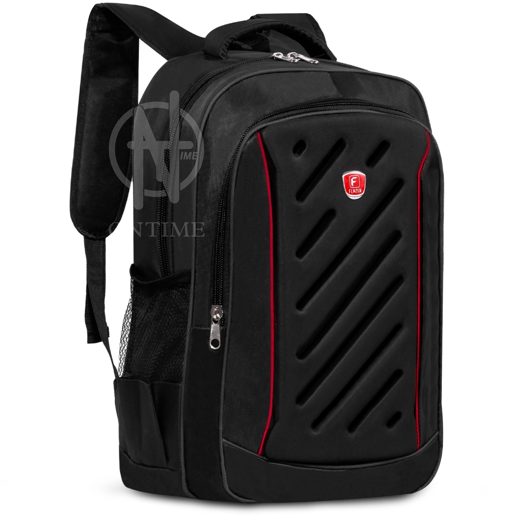 Tas Ransel Sekolah Dewasa Tas Laptop 14inch Tas Ransel Emboss Flazer Berkualitas - Goldiesbags