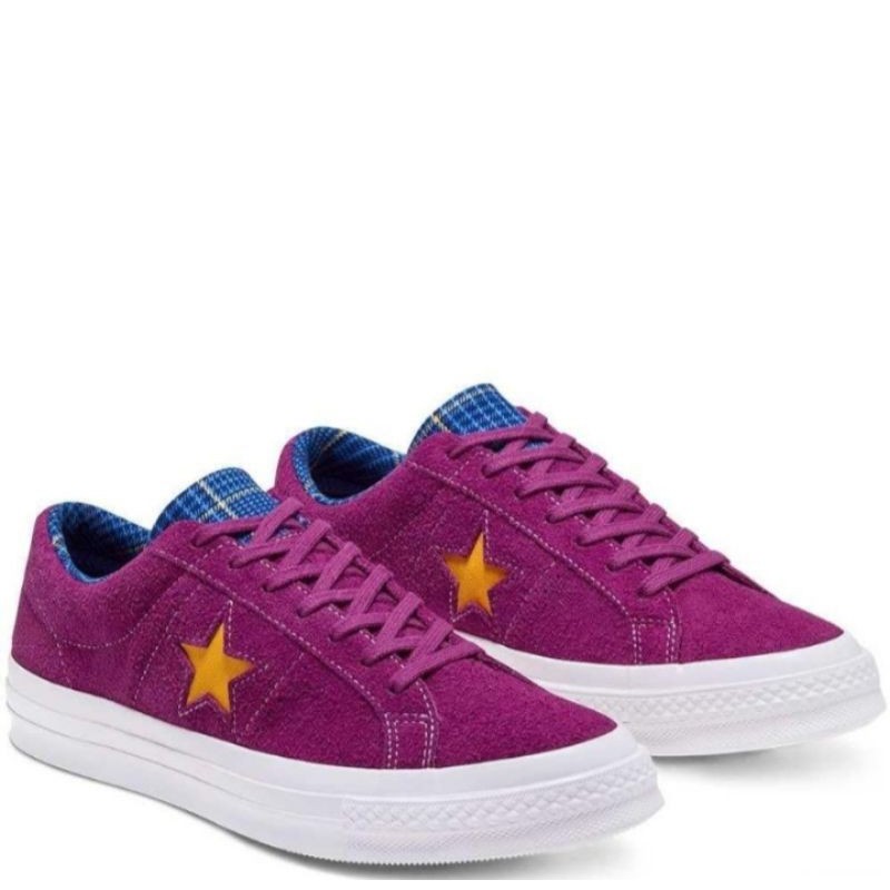 Converse One Star Suede Seasonal Colors Twisted Prep Purple