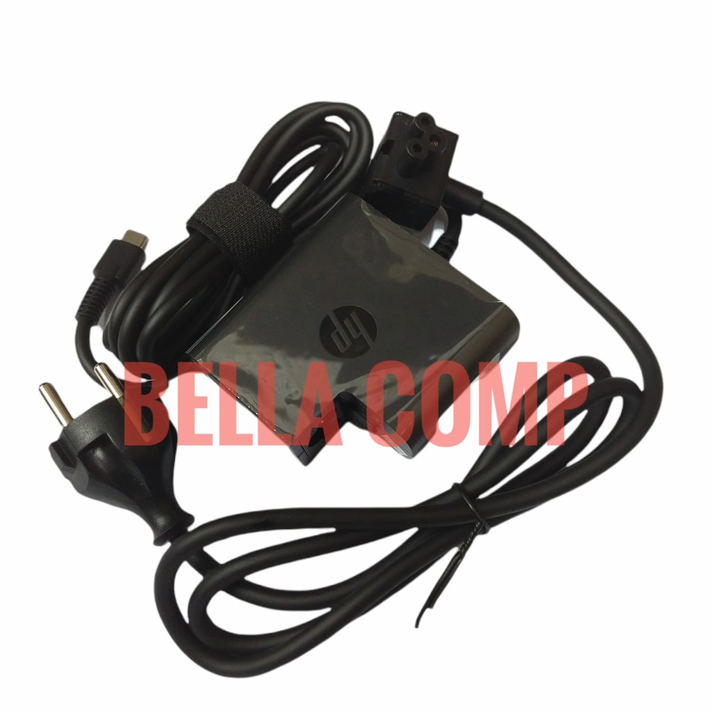 Adaptor Charger Laptop HP Type C USB C 20V 3.25A - Original
