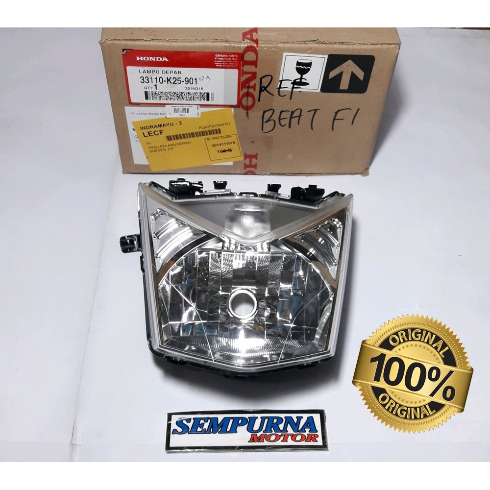 Reflektor Lampu Depan Beat Fi Tahun 2013 2014 2015 Ori Original Honda Ahm Shopee Indonesia