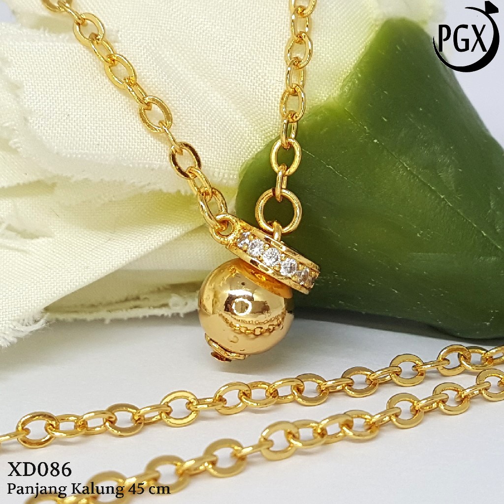 PGX Kalung Wanita Xuping Perhiasan Lapis Emas Aksesoris Fashion Premium - XD086