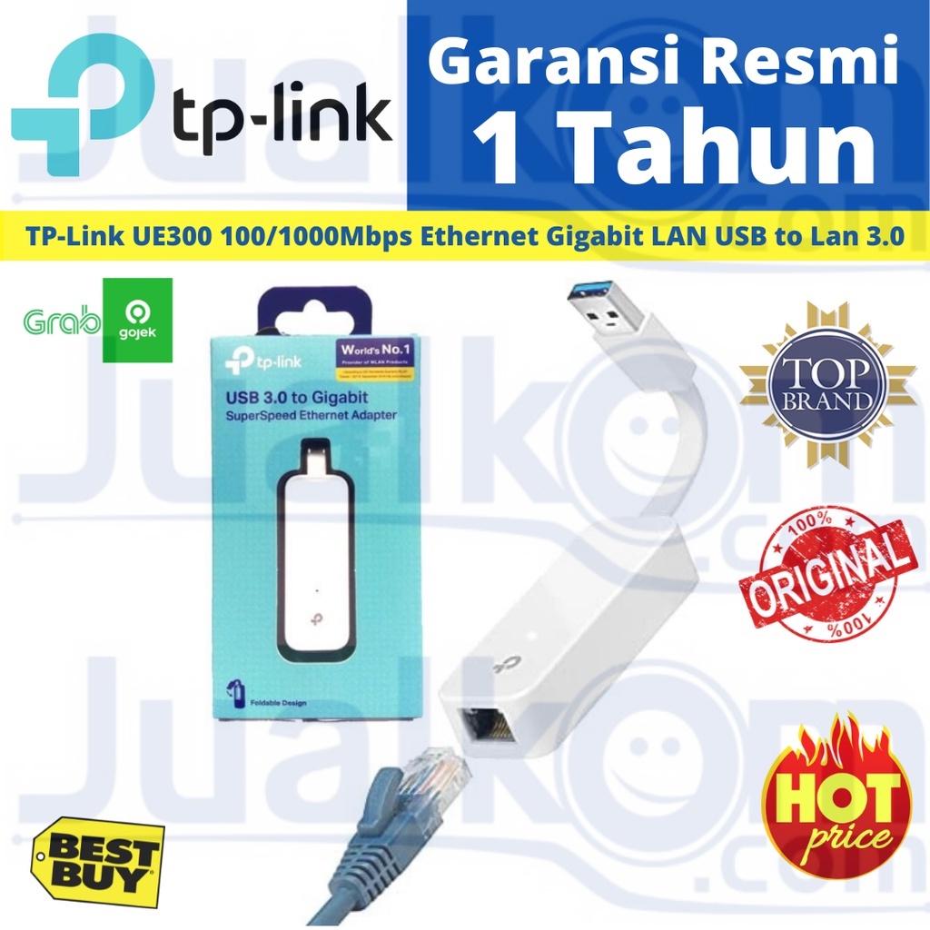 TP-Link UE300 100/1000Mbps Ethernet Gigabit LAN USB to Lan 3.0