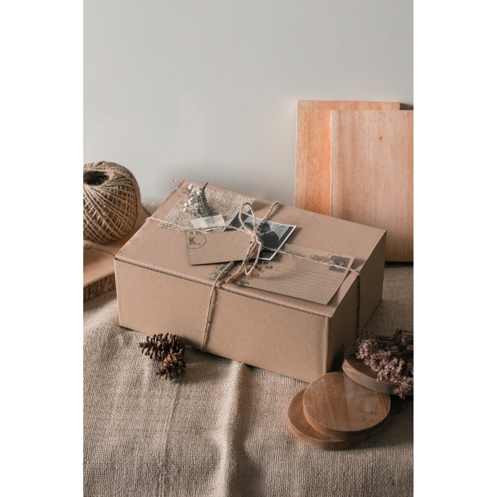 DIY Gift Packaging Kotak Kado  Hadiah Rustic  Aesthetic 