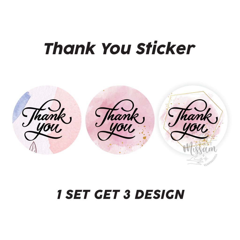 

60Pcs Thank You Sticker TY036 Label