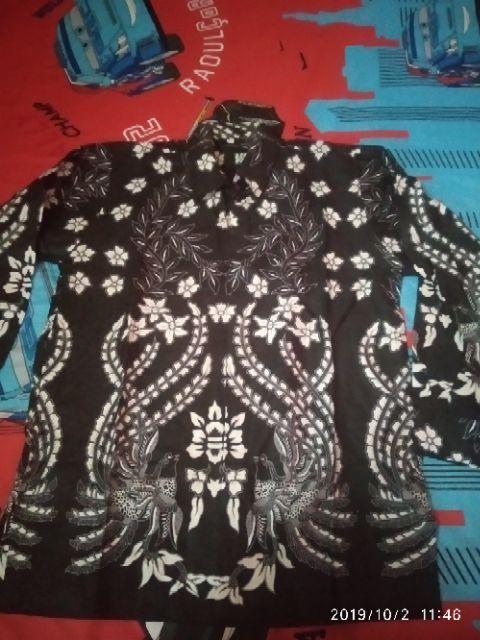 Bswart Batik Hrb026 Kenongo Hem Pendek Padi Pekalongan M L Xl Batik Pria Murah Modern Grosir