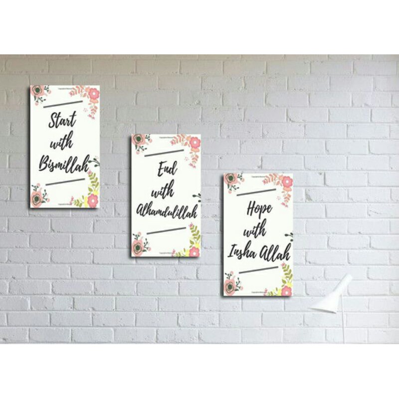 Poster Paket Dinding Tema Islami