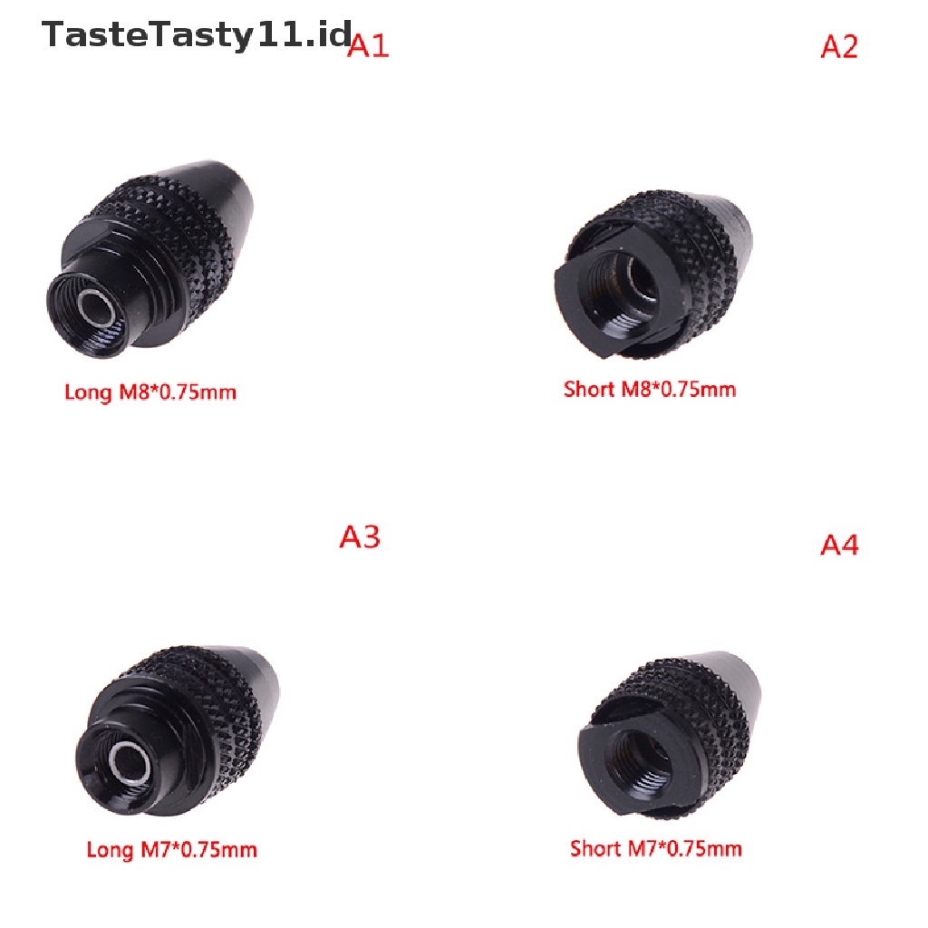 Tastetasty Mata Bor Keyless Multi Chuck 4 Tipe 0.3-3.2mm Untuk Alat Pertukangan