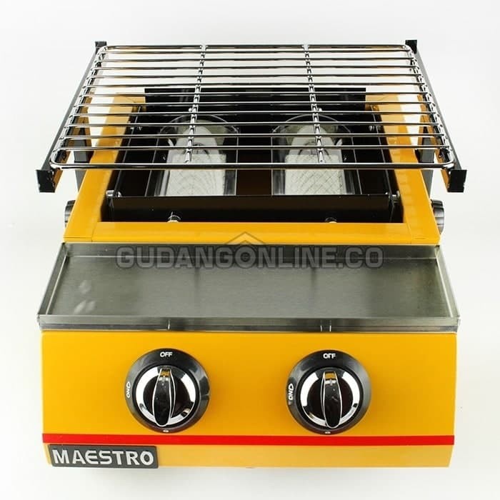 MAESTRO KTK111 Panggangan Sosis Barbeque 2 Tungku M1708