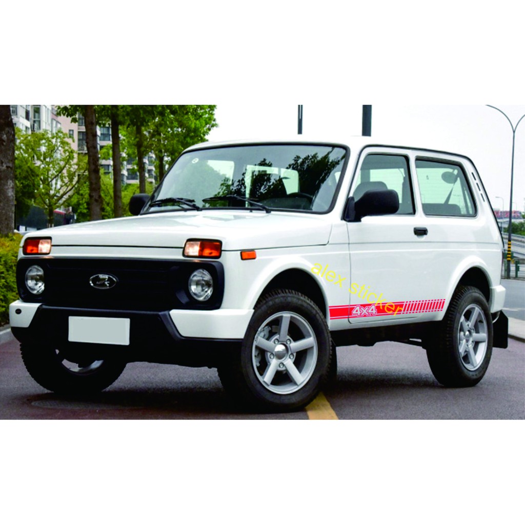 stiker sticker mobil suzuki jimny cutting stiker 4x4