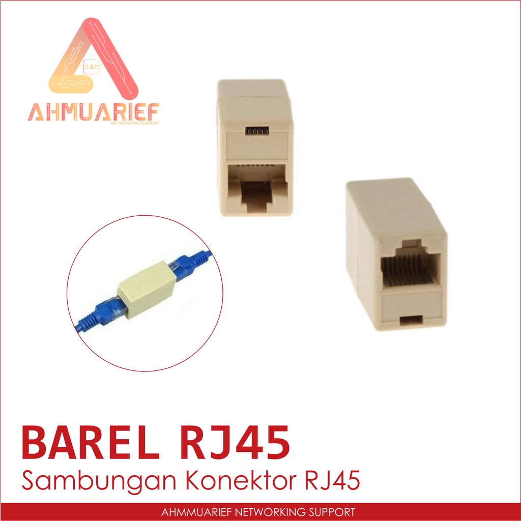 Barel LAN RJ45 Penyambung Kabel RJ45 LAN