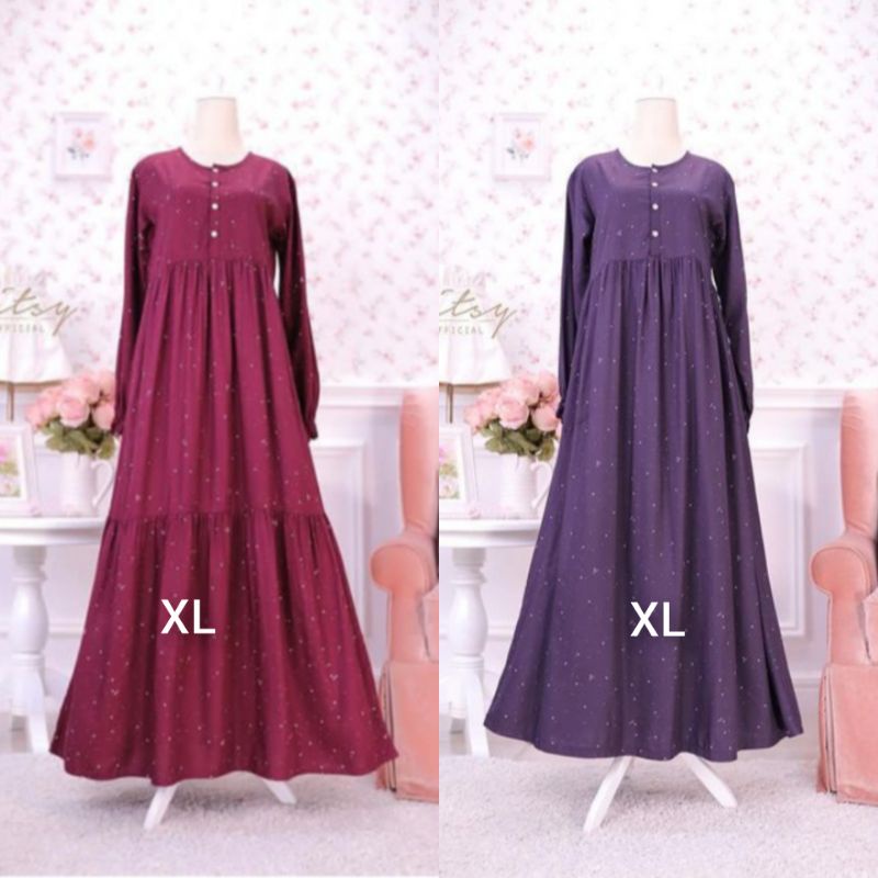 Ditsy Punto Maroon size XL