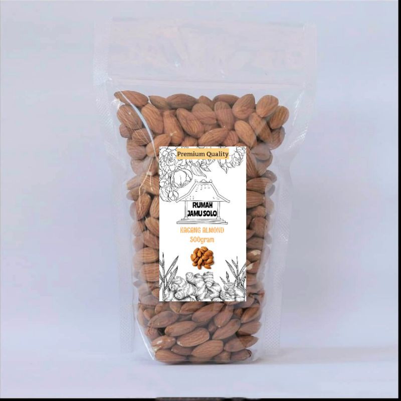 

Almond Roasted 500 gr/ almond panggang 500 gram
