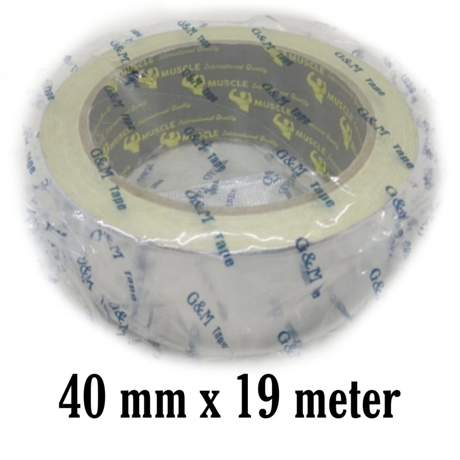 Alumunium Foil Tape / alumunium tape 40 mm x 19 meter