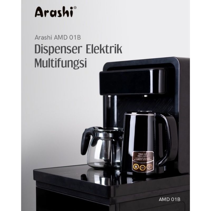 Dispenser Arashi Galon Bawah AMD01B / Dispenser Multy Fungsi Galon Bawah Arashi AMD 01B