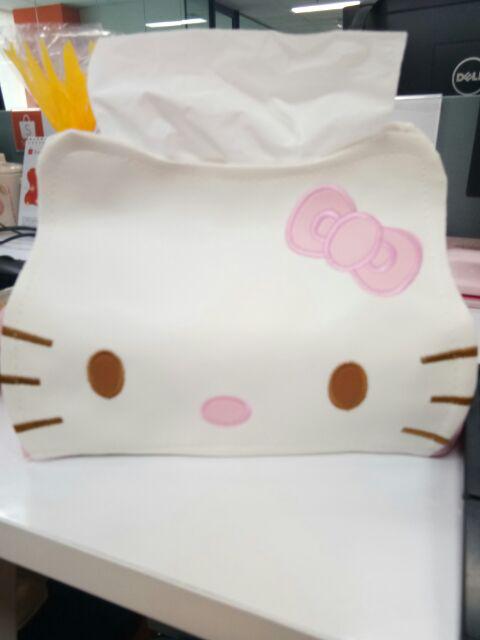 Sarung Cover Tempat Tissue Tisu Tissue Case Hello Kitty / Tempat Tissue Hello Kitty