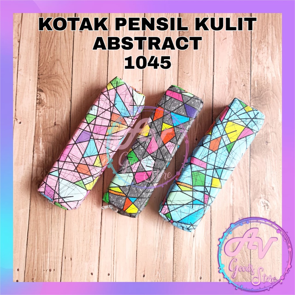 

Kotak Pensil / Tempat Pensil Fancy Murah / Kotak Pensil Kulit Abstract 1045