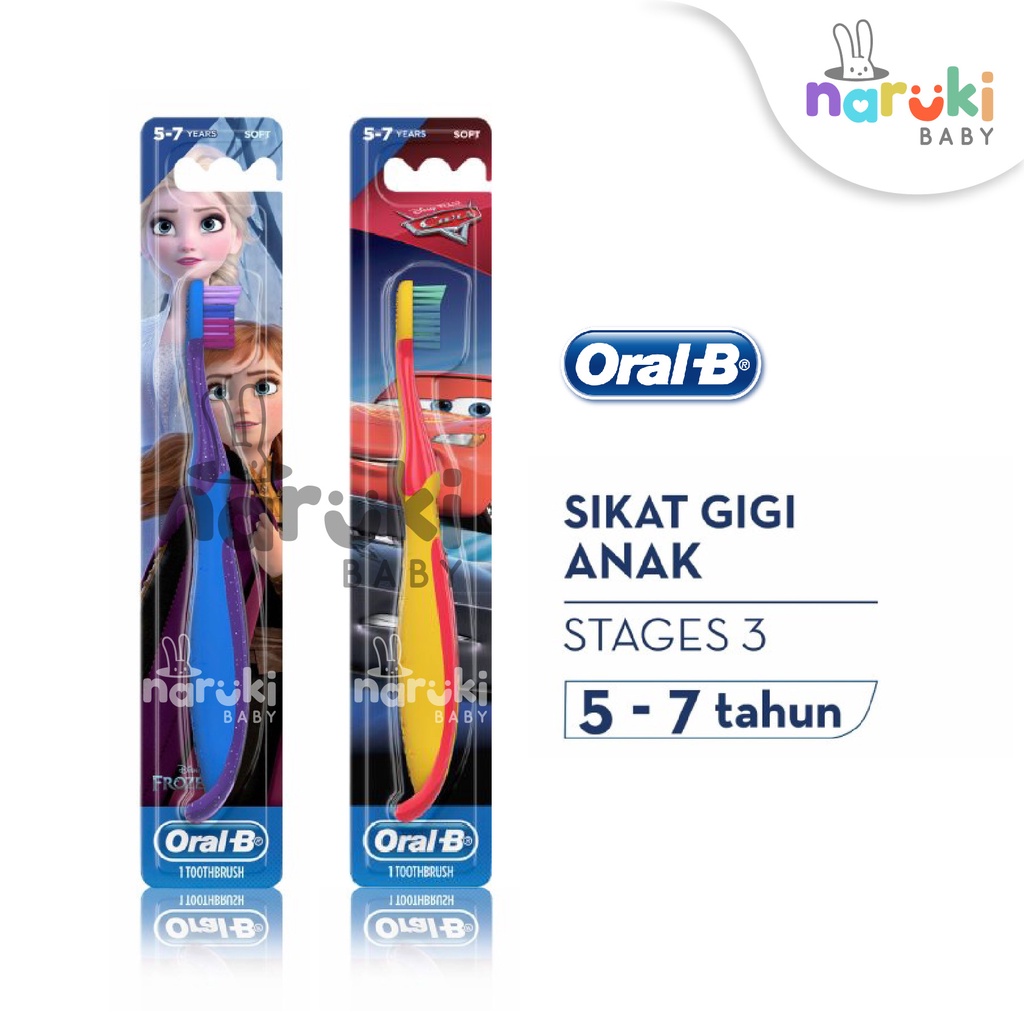 Oral-B Sikat Gigi Anak Stage 1 2 3 4 OralB Baby Kids Toothbrush Stages