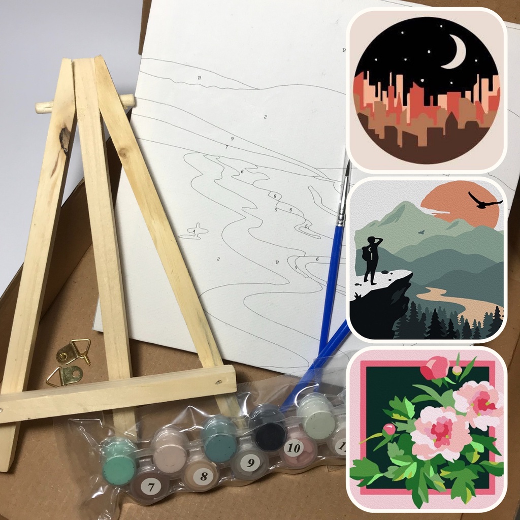 

CREABOX #5 | DIY KIT | PAINT BY NUMBER
