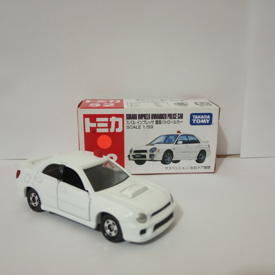 Tomica No 52 Subaru impreza police car diecast miniatur mobil polisi Harga murah