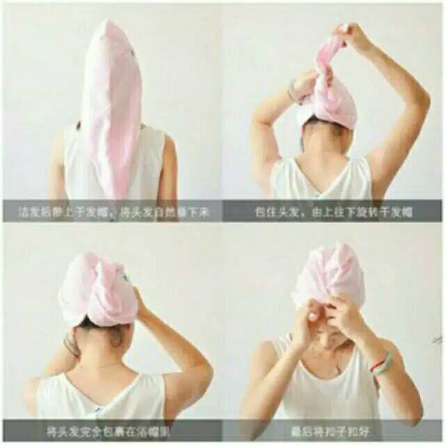 NEW MAGIC TOWEL MICROFIBER HANDUK KEPALA