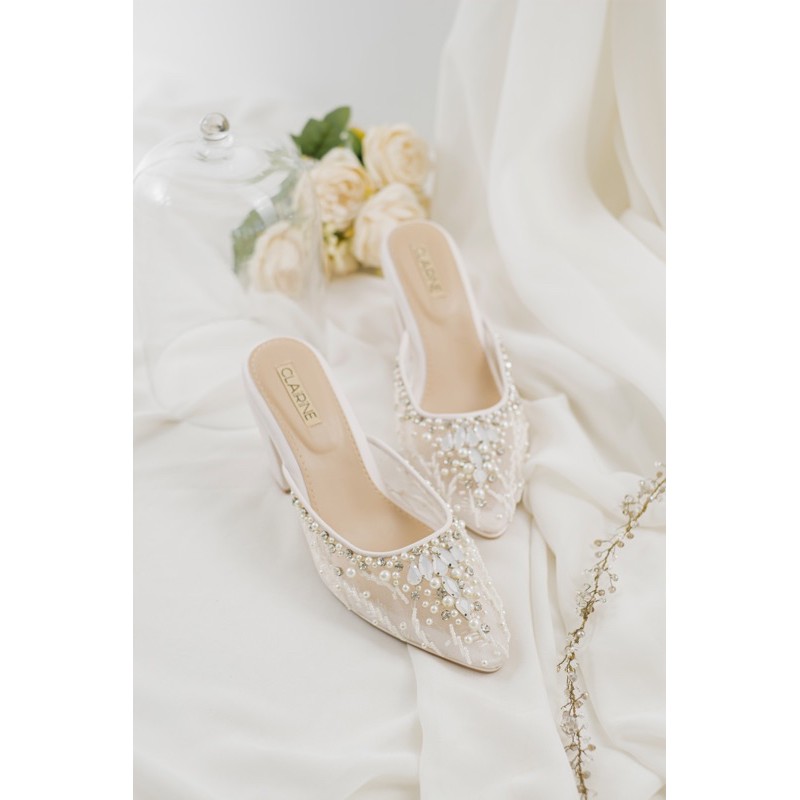 CLAIRINE - JULIA | ( READYSTOCK ) BEST SELLER Wedding Shoes, Pesta, Kondangan Hak 7cm