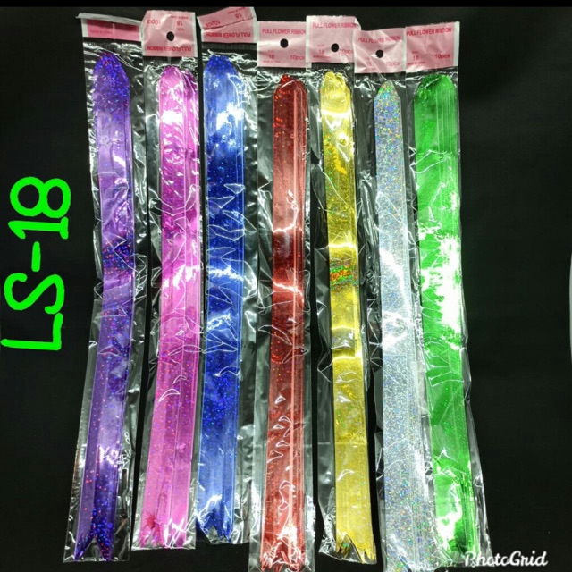 

Pita serut hologram tipe ls 18 panjang 33 cm isi 10 ukuran sedang