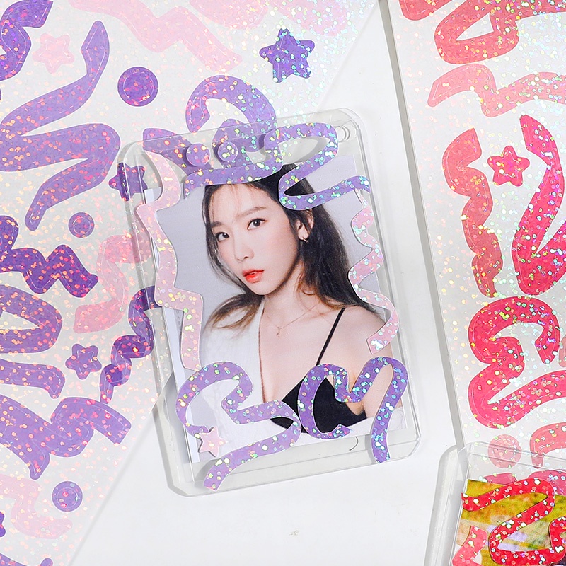 Stiker Pita Seri Dream Glitter Multi Warna Untuk Dekorasi Handphone / Diary