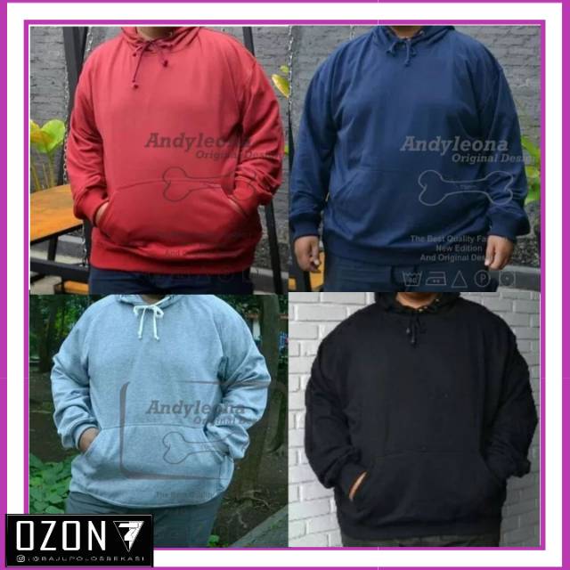 Big size XXL hoodie jumper sweater jaket polos jumbo