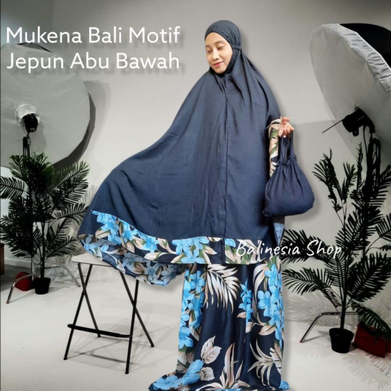 MUKENA BALI SMOKE BAWAH KATUN RAYON