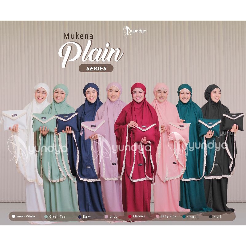 AYUNDYA MUKENA PLAIN/ MUKENA DEWASA/ MUKENA RAYON/ MUKENA TERUSAN/ MUKENA SETELAN/ MUKENA REMAJA