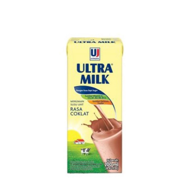 susu ultra milk 200ml.