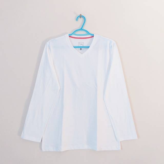 Kaos polos lengan panjang merk T Zone 100% Original