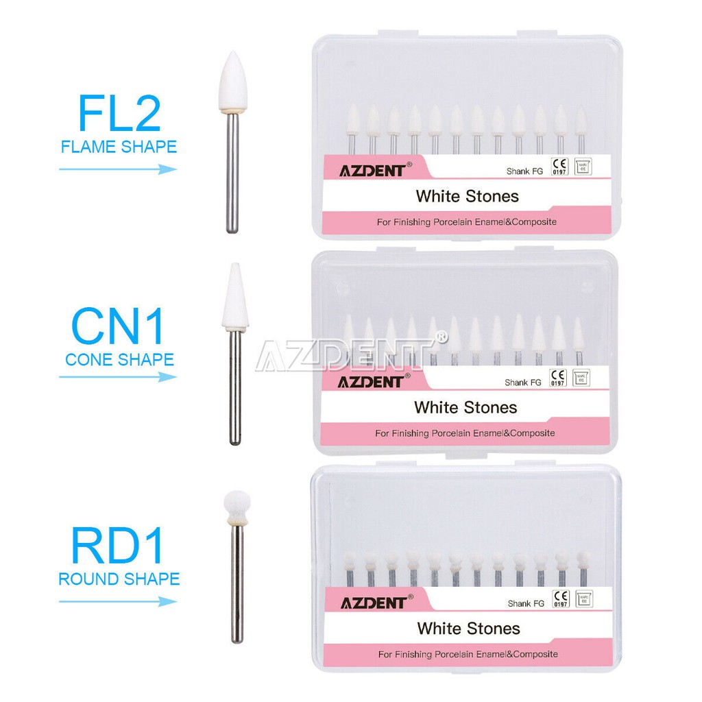 Dental Bur Polishing Cone/Flame/Round