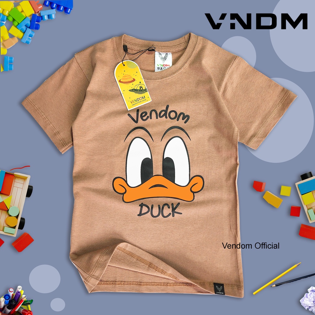 kaos anak / kaos anak laki laki &amp; perempuan / kaos anak kekinian / baju kaos anak premium tulisan sablon vendom usia 1-12 tahun