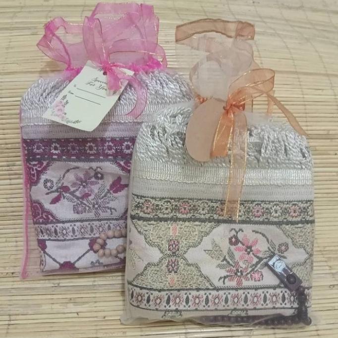 Sale Hampers /Kado/Hadiah/Gift*Sajadah * Tas Tile Pita Organdi - Paling Diminati