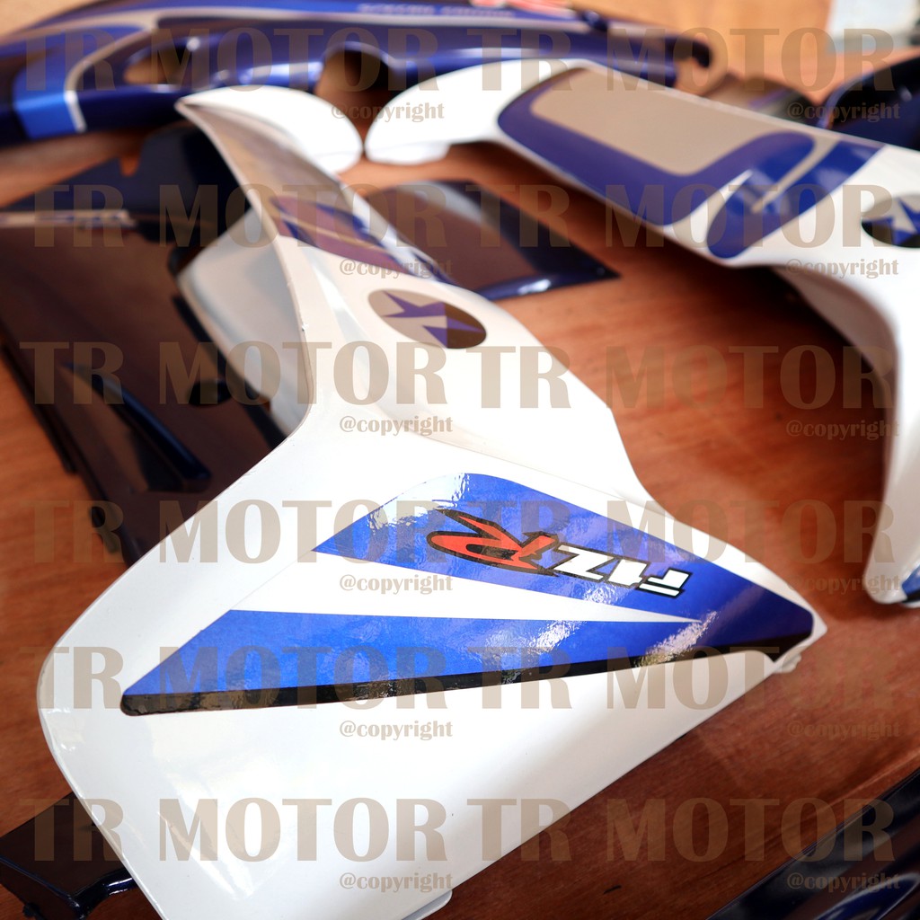 Cover Body Fizr F1zr Caltex Biru Putih Full Set Halus Cover Bodi Yamaha Fiz r