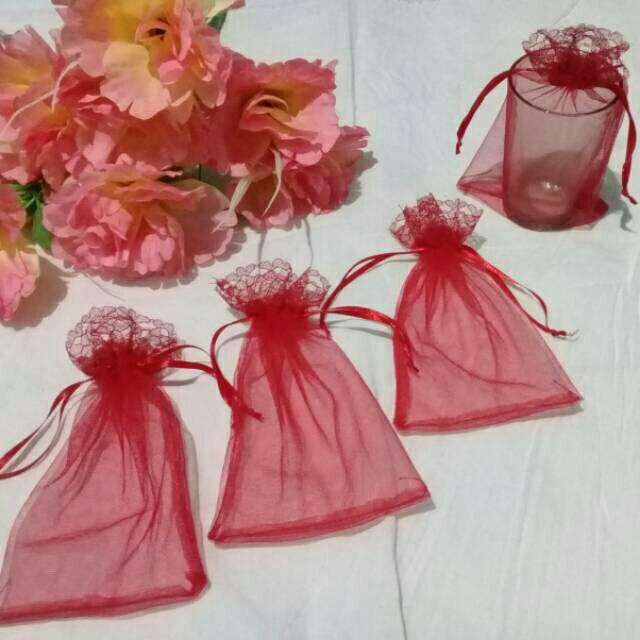 Kantong tile gelas /kantong tile mangkok