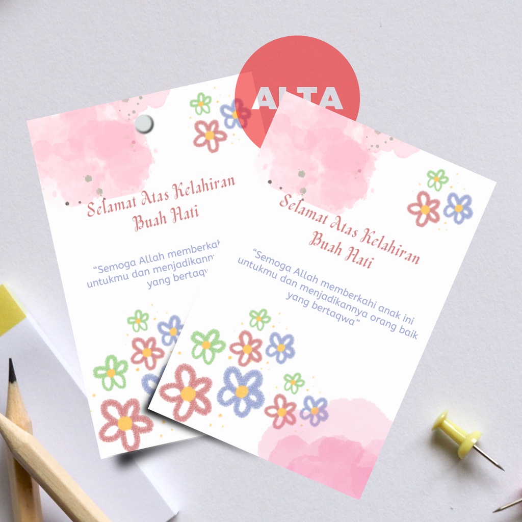 Kartu Ucapan | Kelahiran | Aqiqag | Wedding /Walimah/ Lamaran | Souvenir KB008