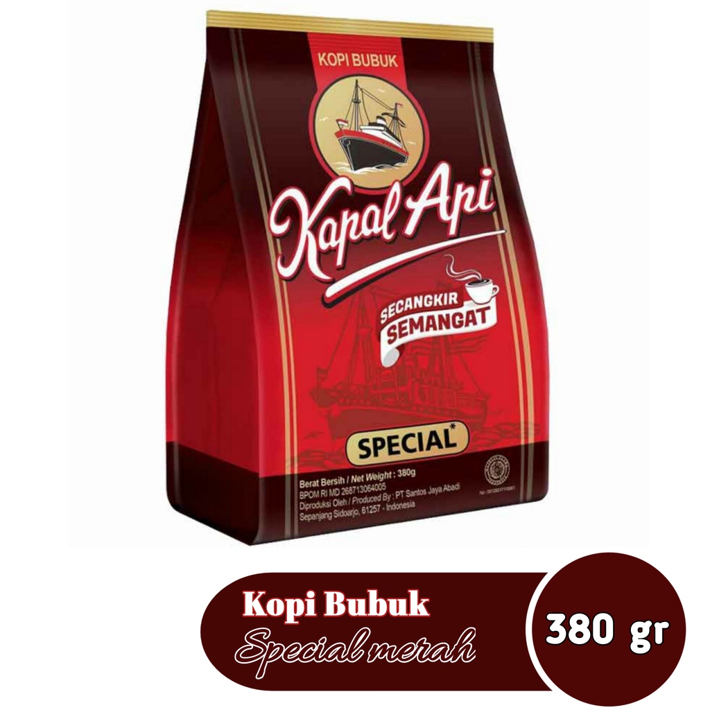 

Kopi kapal api special merah 380gr