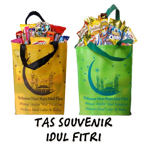 

Tas Souvenir Idul Fitri Lebaran Puasa Tempat Parcel Ukuran Besar Jajan Lucu Unik Goodie Bag Murah Se