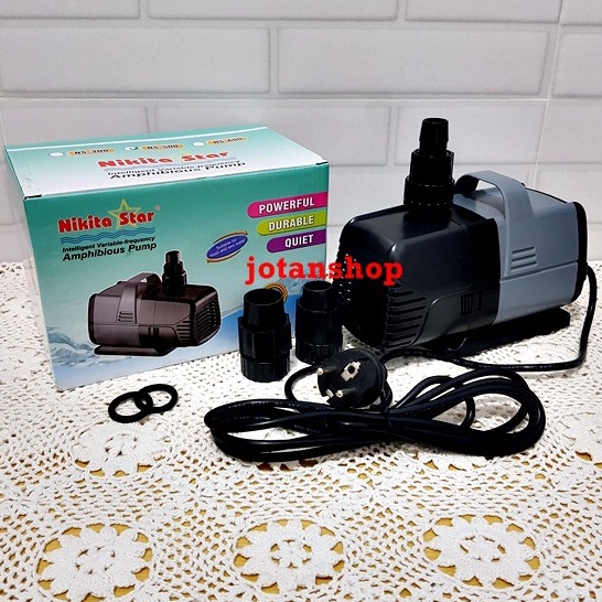 MESIN NIKITA STAR NS 500 NS500 POMPA KOLAM AMPHIBIOUS PUMP AQUARIUM AQUAPONIK AIR MANCUR