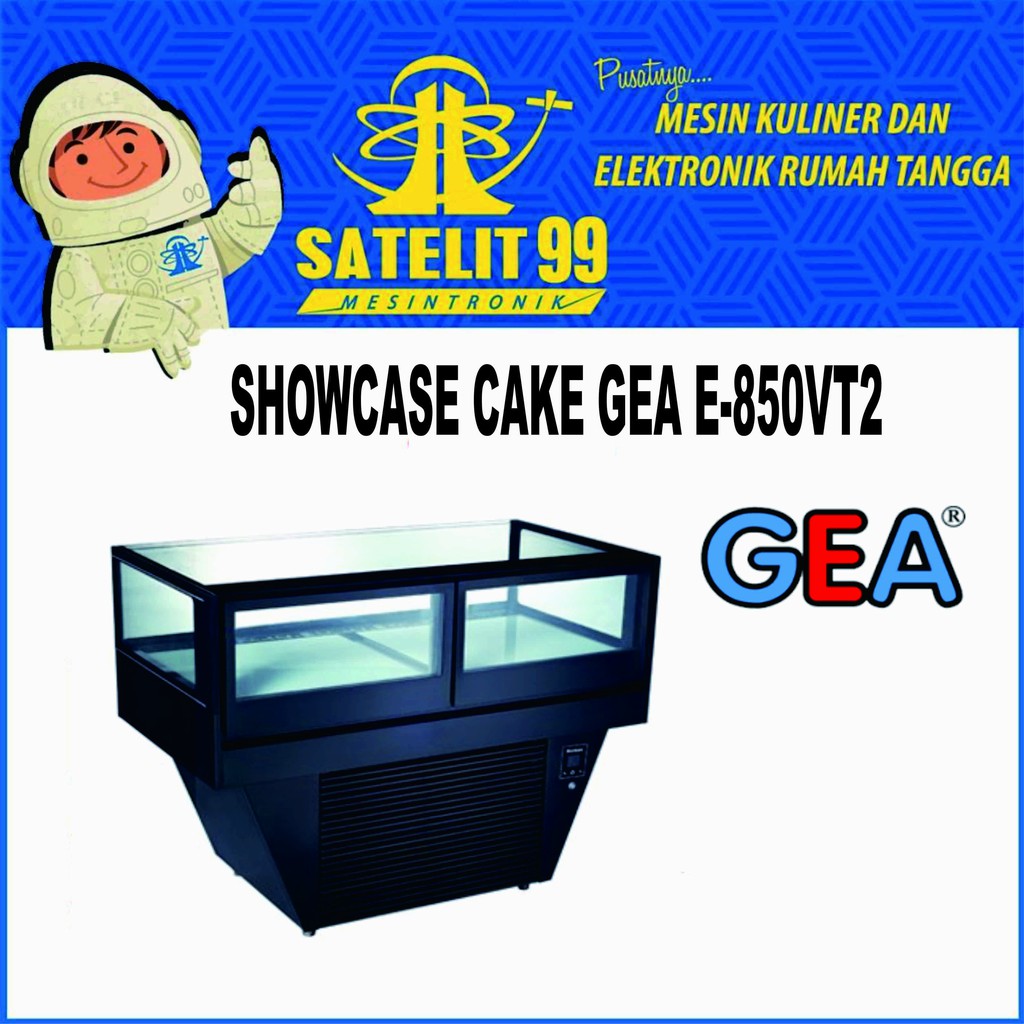 RECTANGULAR CAKE SHOWCASE WITH DRAWER GEA E-850VT2