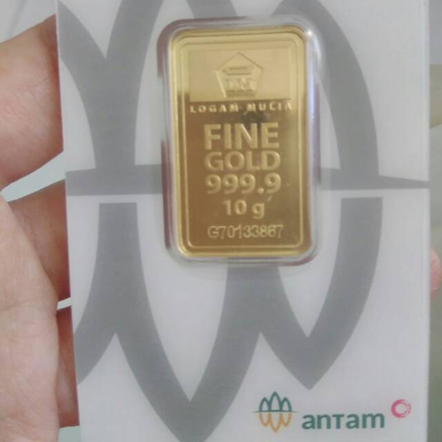 Logam Mulia Antam 10 Gram Press Certieye & Non Press